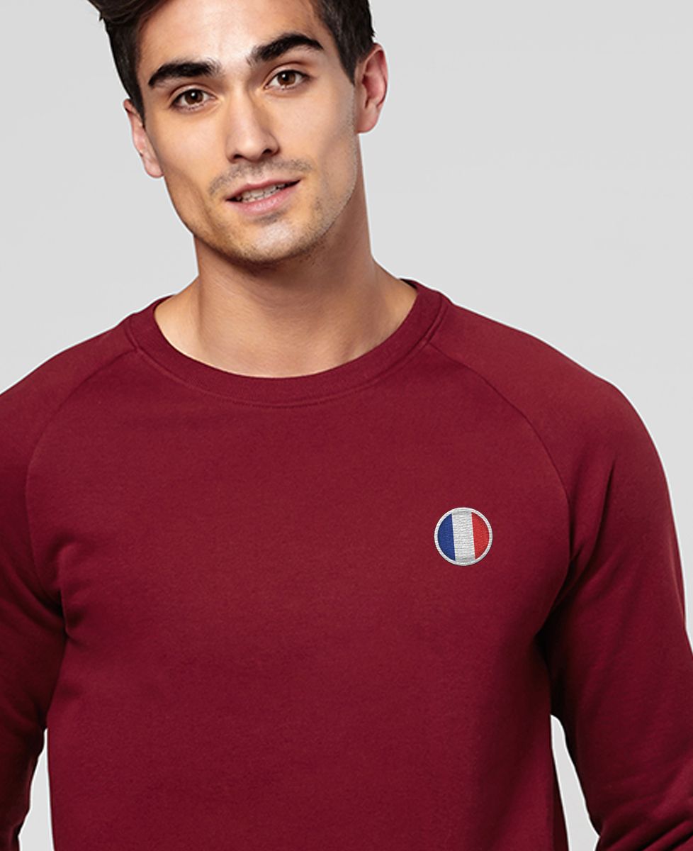 Sweatshirt homme Écusson France