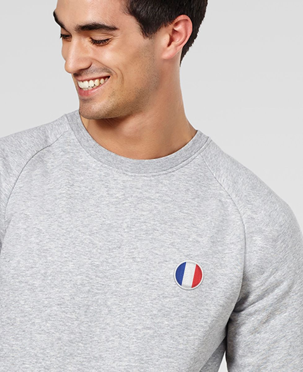 Sweatshirt homme Écusson France