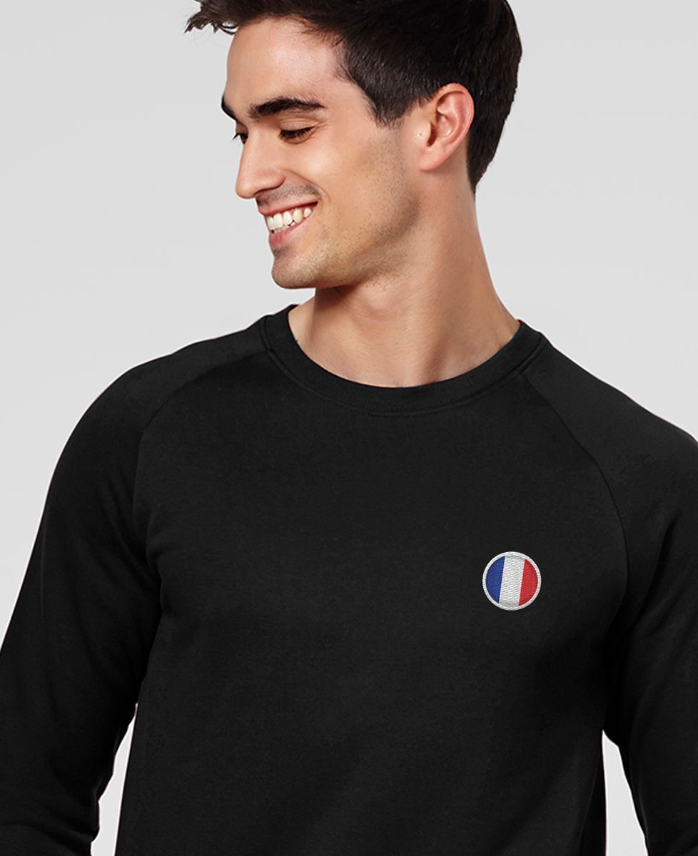 Sweatshirt homme Écusson France