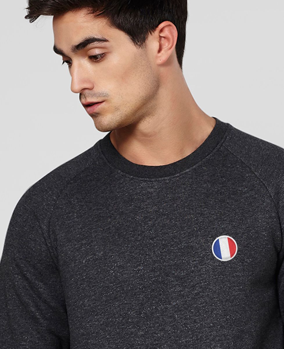 Sweatshirt homme Écusson France