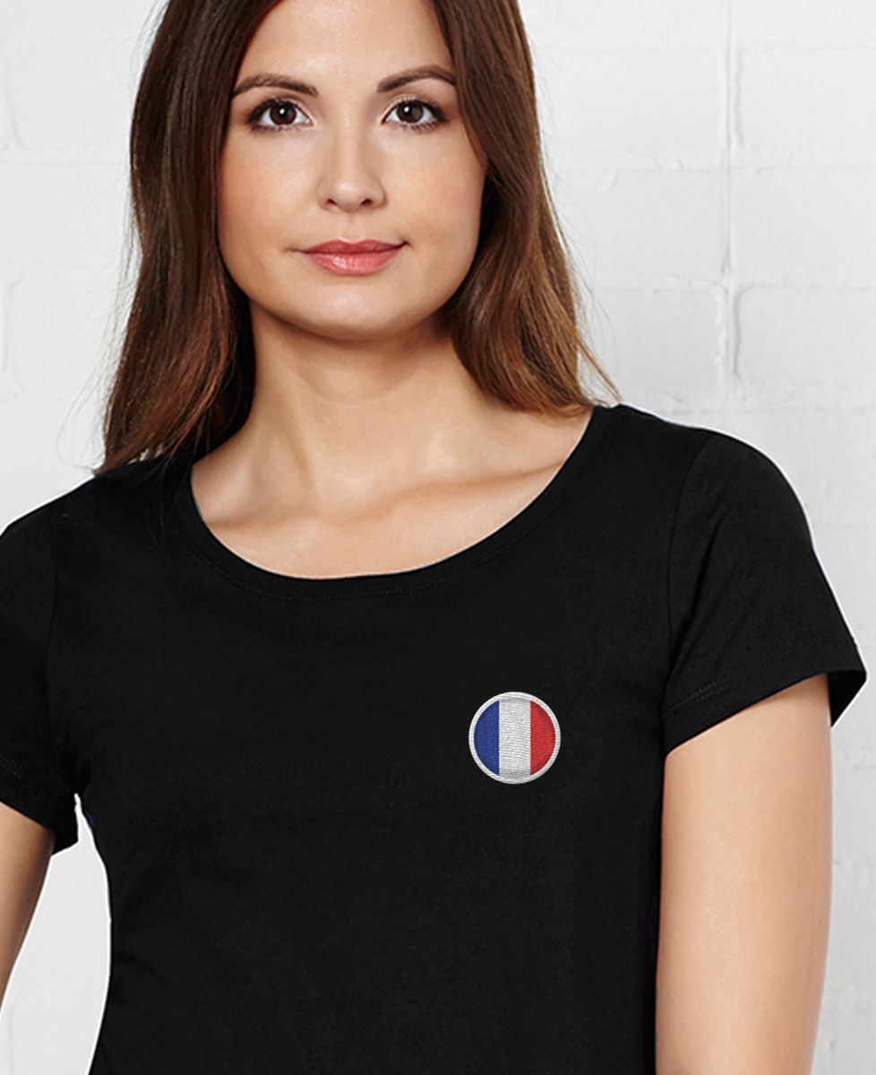 T-Shirt femme Écusson France