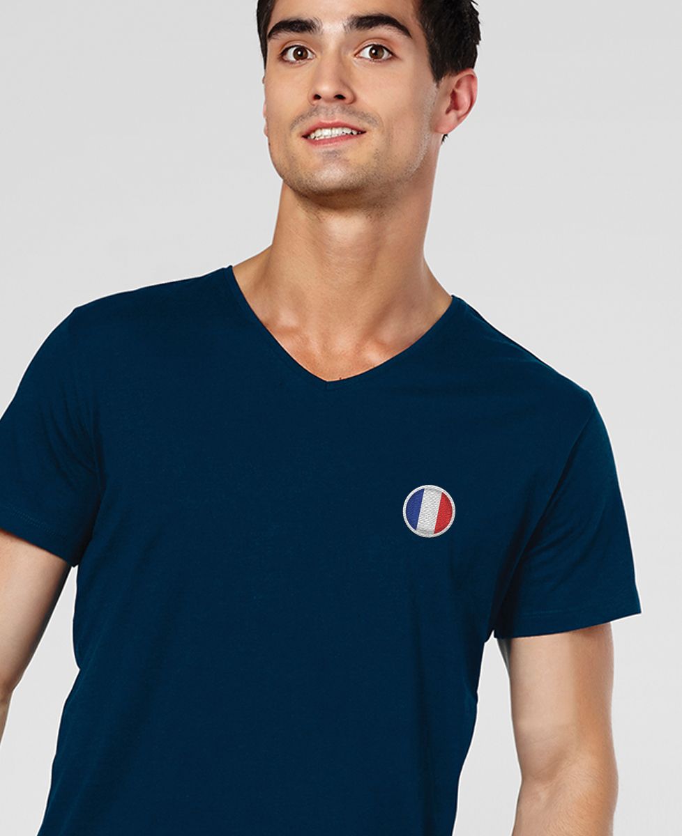 T-Shirt homme Écusson France