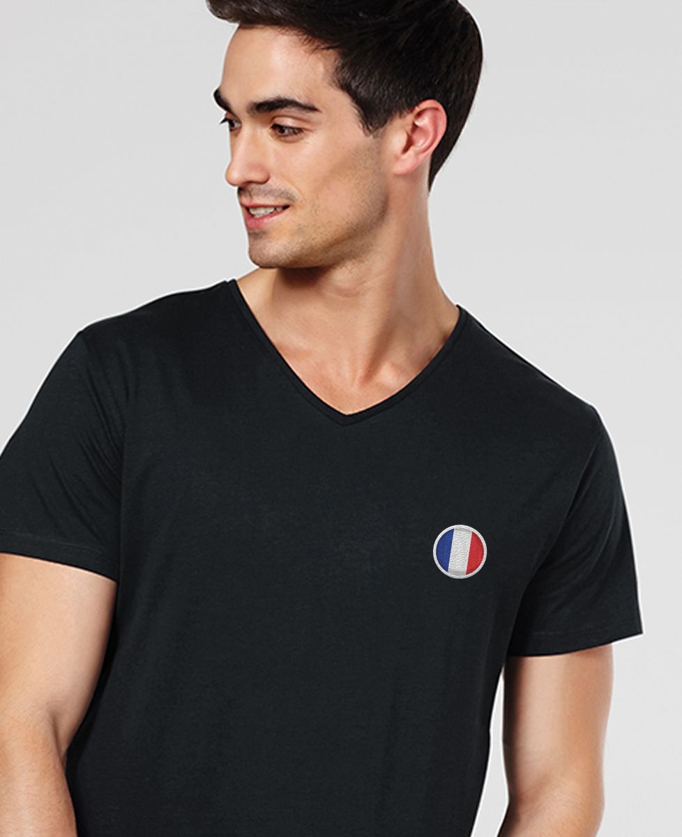 T-Shirt homme Écusson France