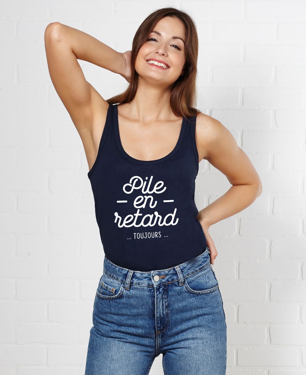 Débardeur femme Pile en retard