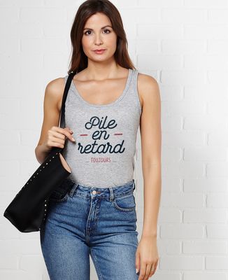 Débardeur femme Pile en retard
