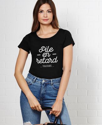 T-Shirt femme Pile en retard