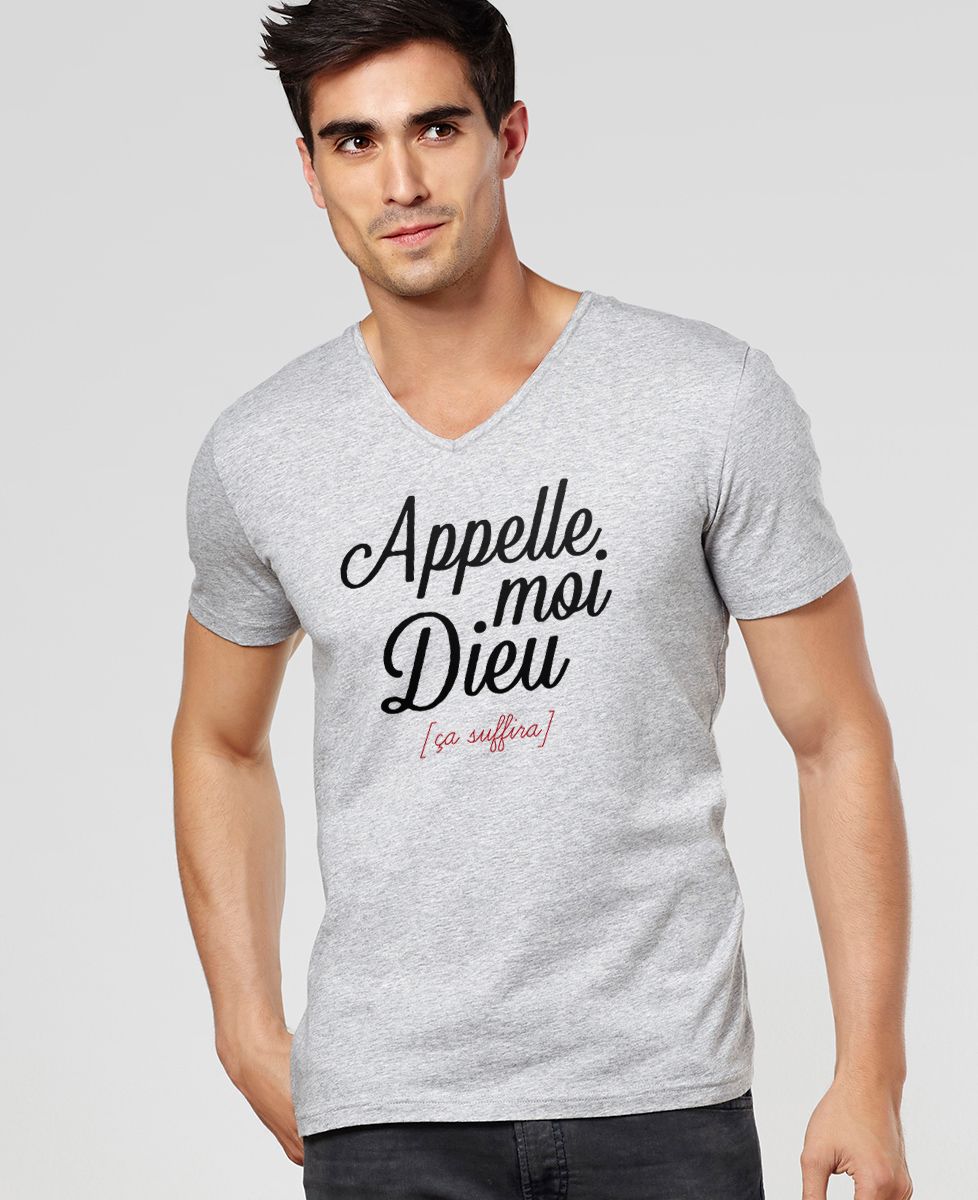T-Shirt homme Appelle moi Dieu