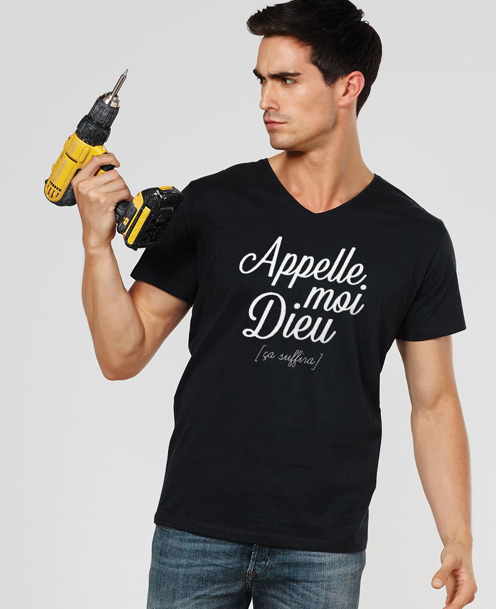 T-Shirt homme Appelle moi Dieu