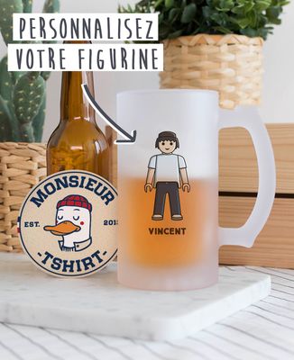 Chope de bière Jouet adulte personnalisé - Apéro