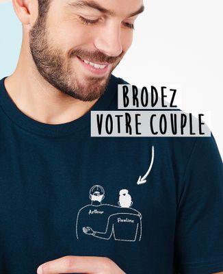 tee shirt brodé homme