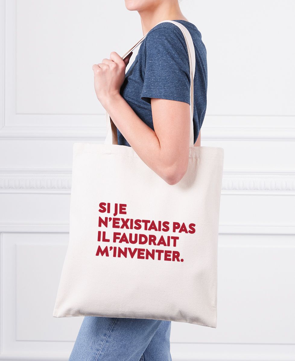 Tote bag Si je n'existais pas