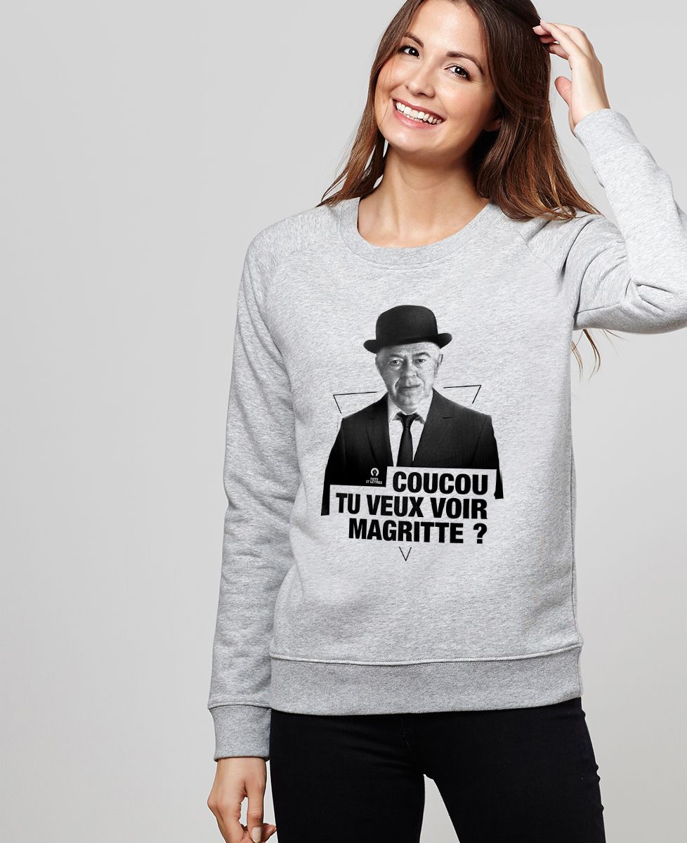 Sweatshirt femme Magritte cut
