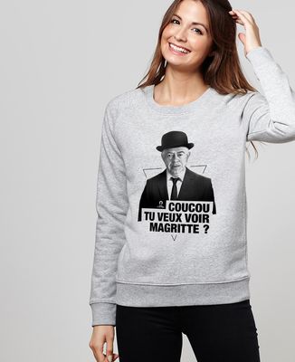 Sweatshirt femme Magritte cut