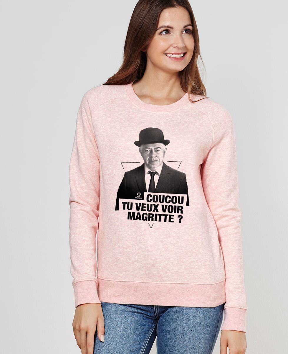 Sweatshirt femme Magritte cut