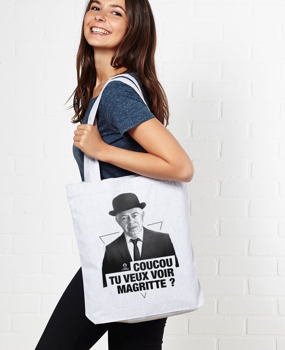 Tote bag Magritte cut