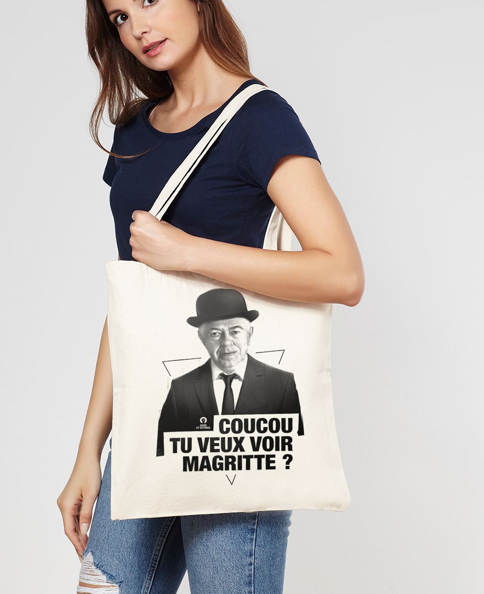 Tote bag Magritte cut