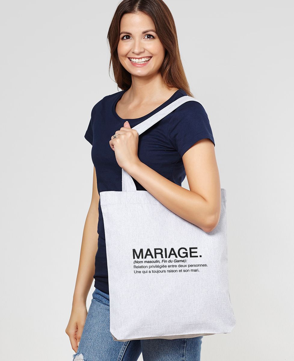 Tote bag Mariage - EVG, Cadeaux Couple