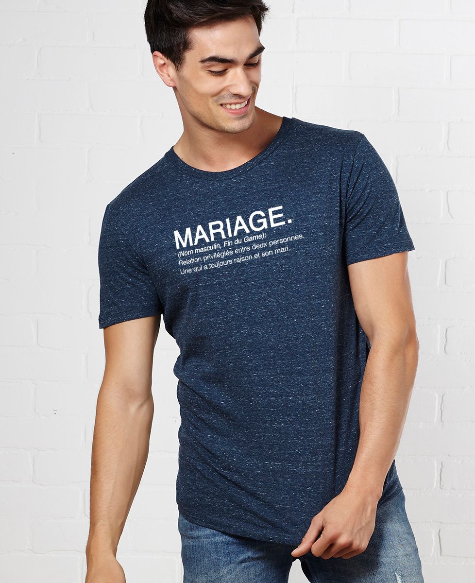 T-shirt homme Mariage - EVG, Cadeaux Couple