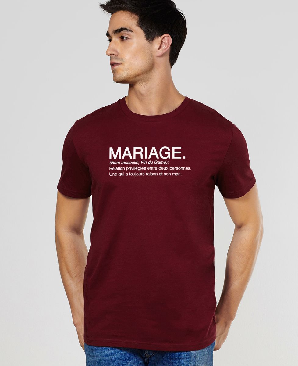 T-Shirt homme Mariage