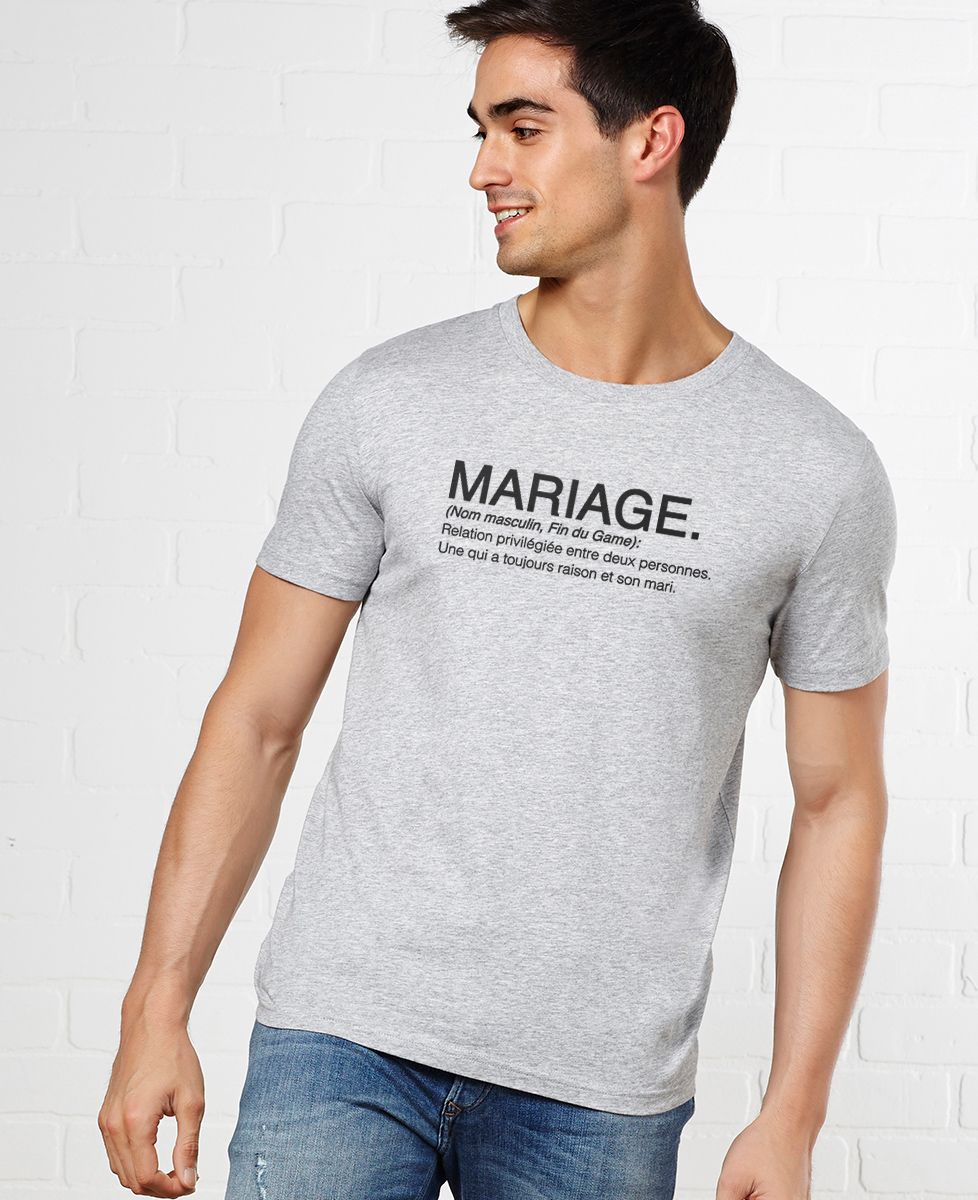 T-Shirt homme Mariage