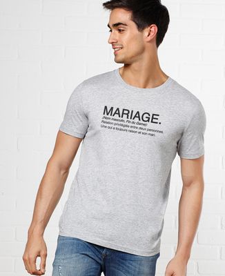 T-Shirt homme Mariage