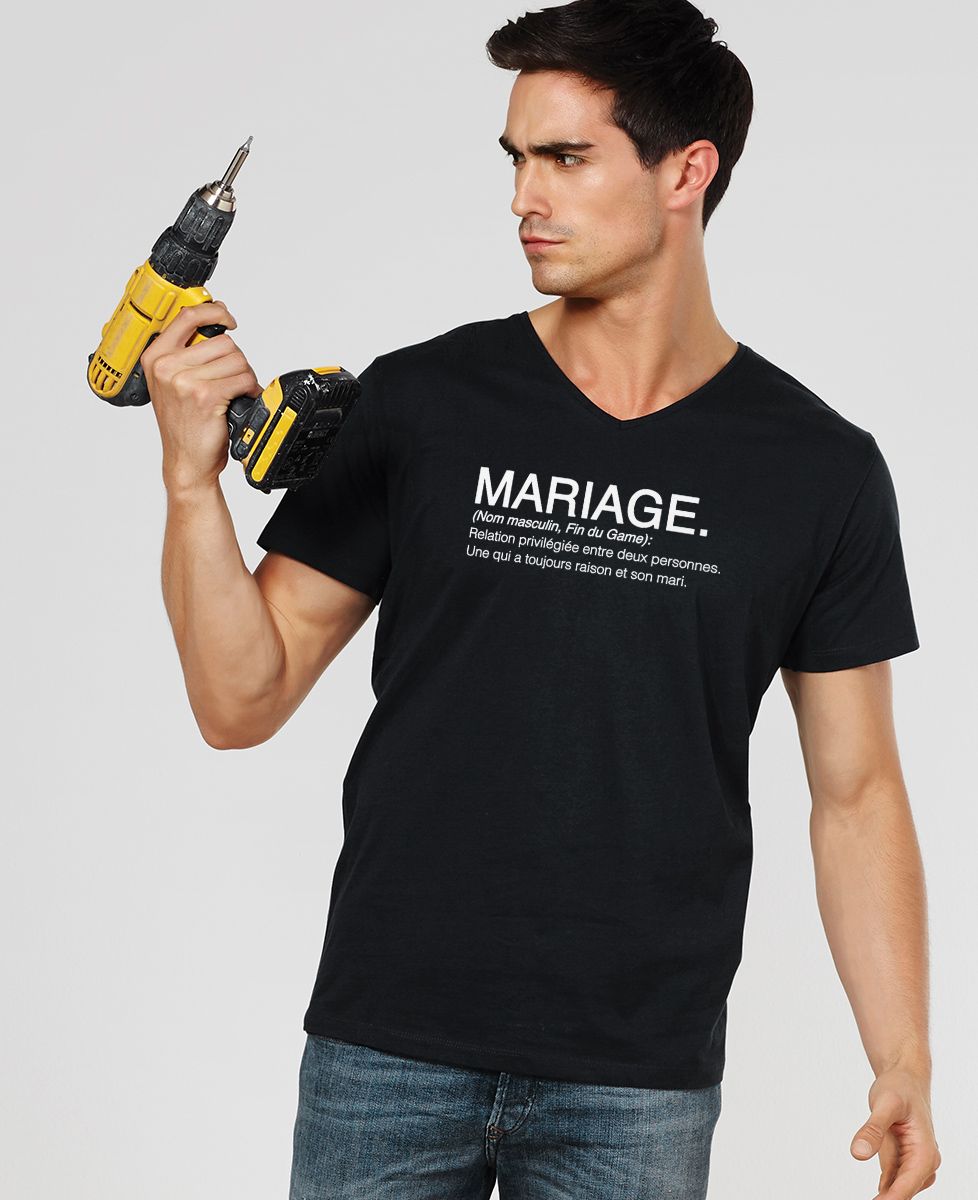 T-Shirt homme Mariage