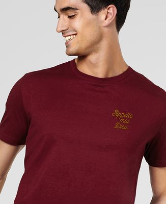 T-Shirt homme Appelle-moi Dieu brodé