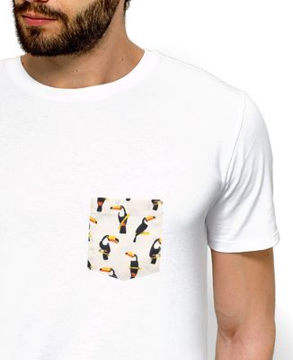 T-Shirt homme T-shirt à poche Toucan