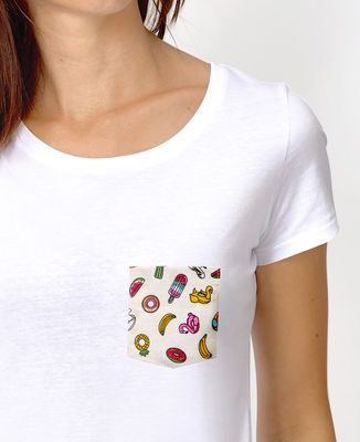 T-Shirt femme T-shirt à poche Summer Party
