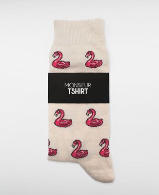 Chaussettes homme Chaussettes Bouée Flamant rose