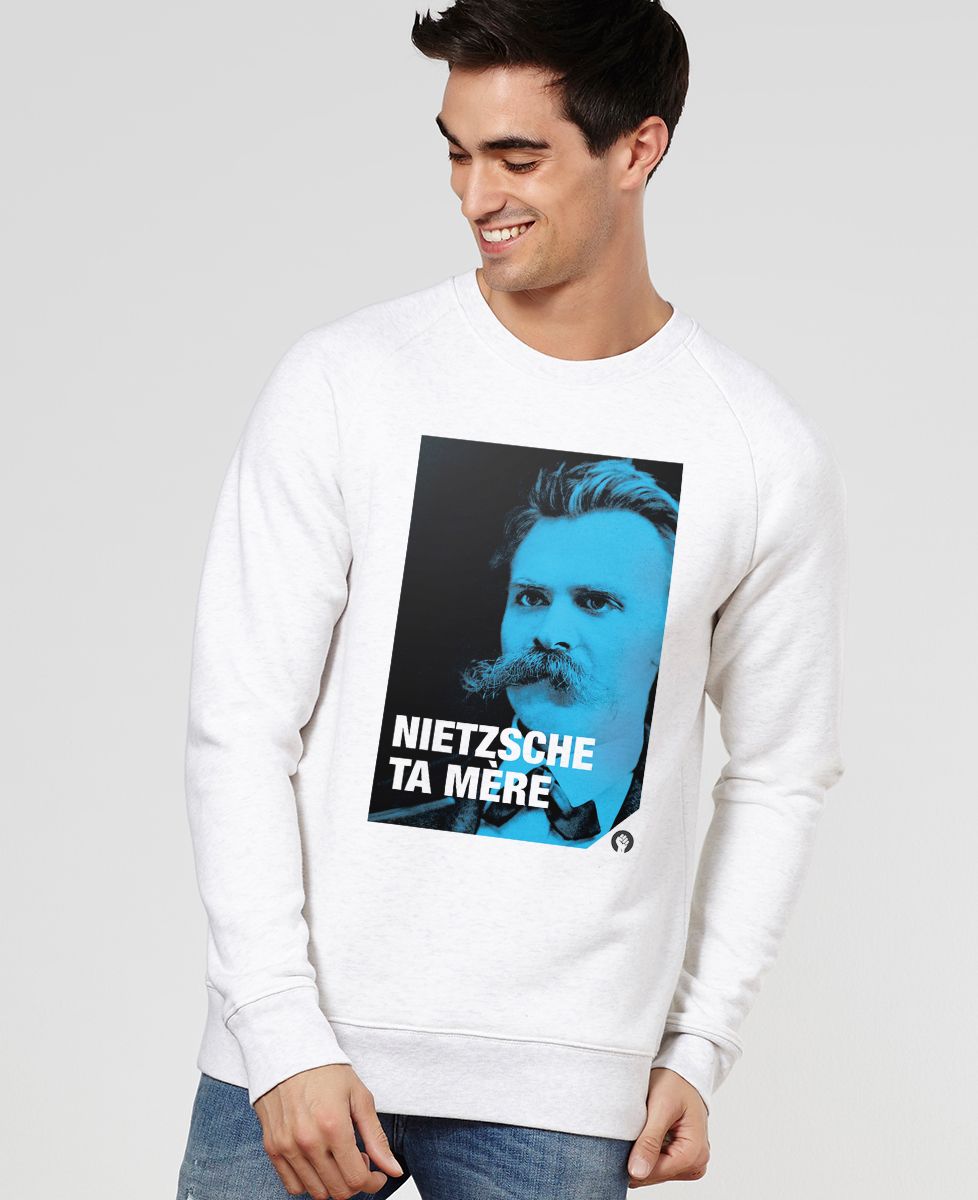 Sweatshirt homme Nietzsche ta mère