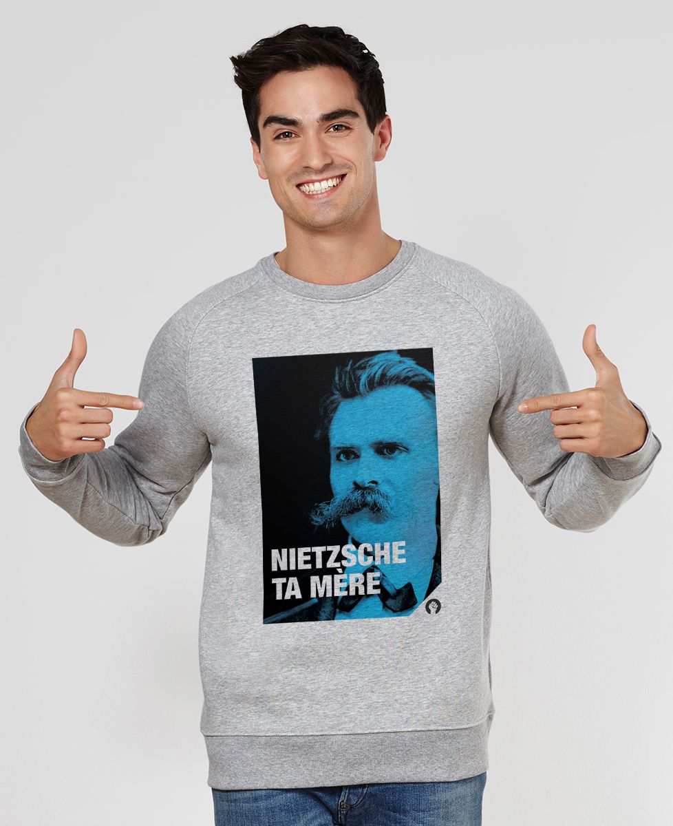 Sweatshirt homme Nietzsche ta mère