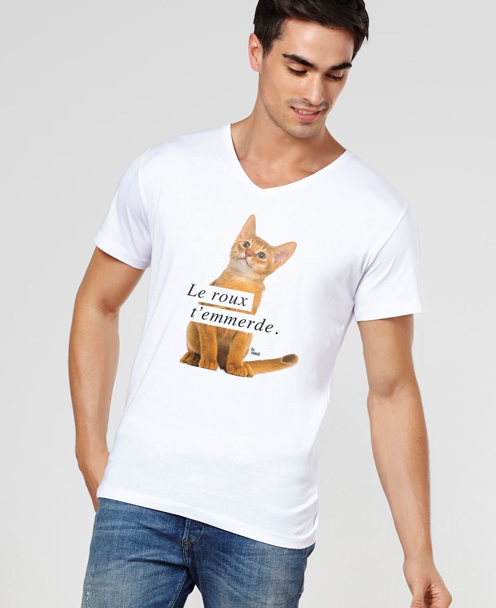 T-Shirt homme Le roux t'emmerde