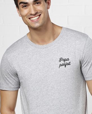 T-Shirt homme Papa parfait brodé