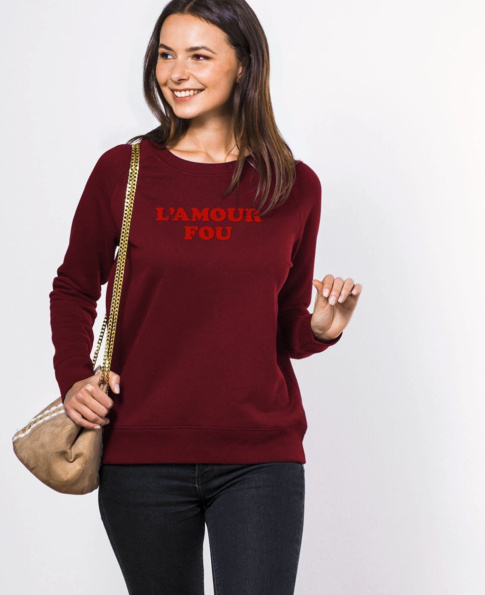 Sweatshirt femme L'amour fou