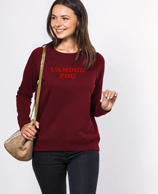 Sweatshirt femme L'amour fou