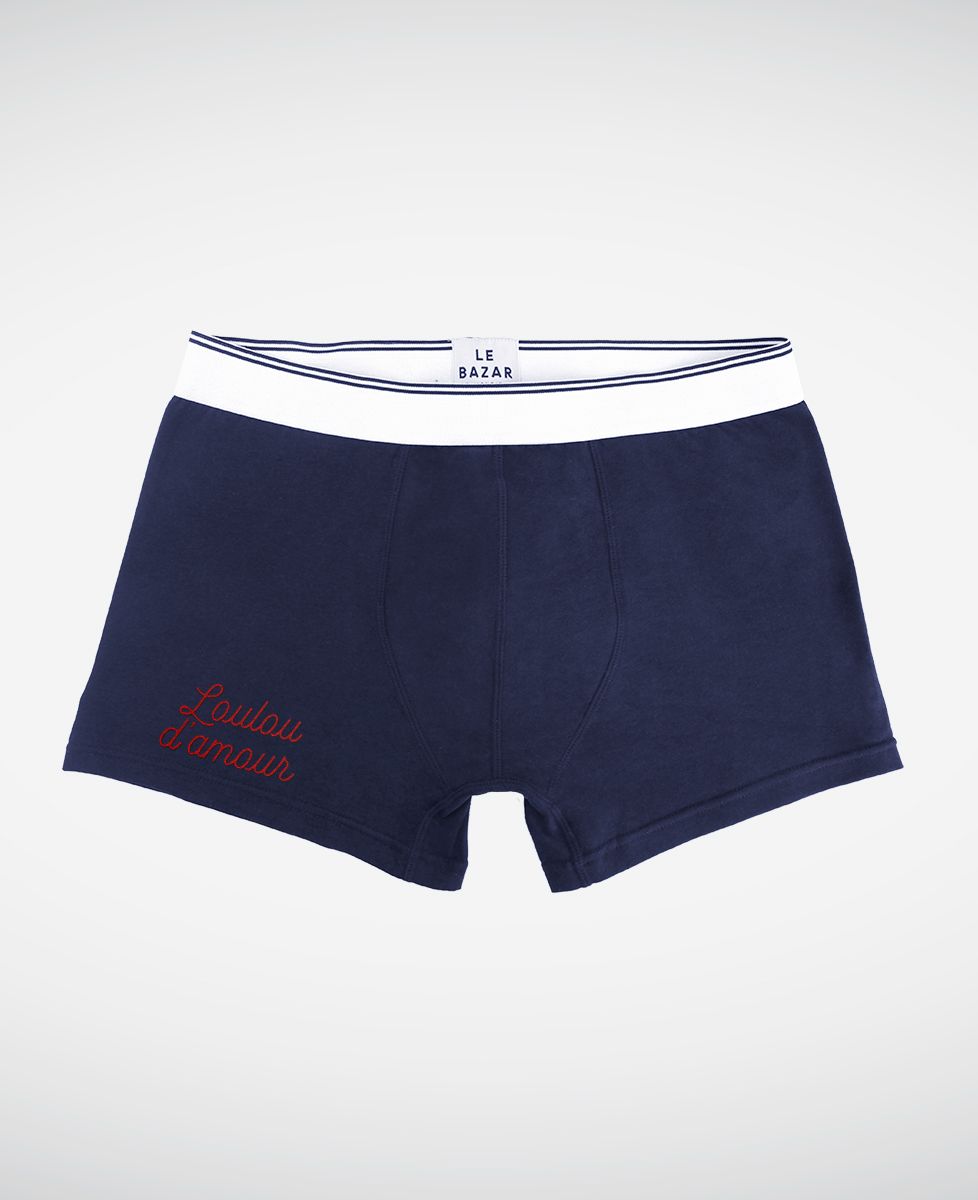 Boxer Loulou d'amour brodé (Boxer)