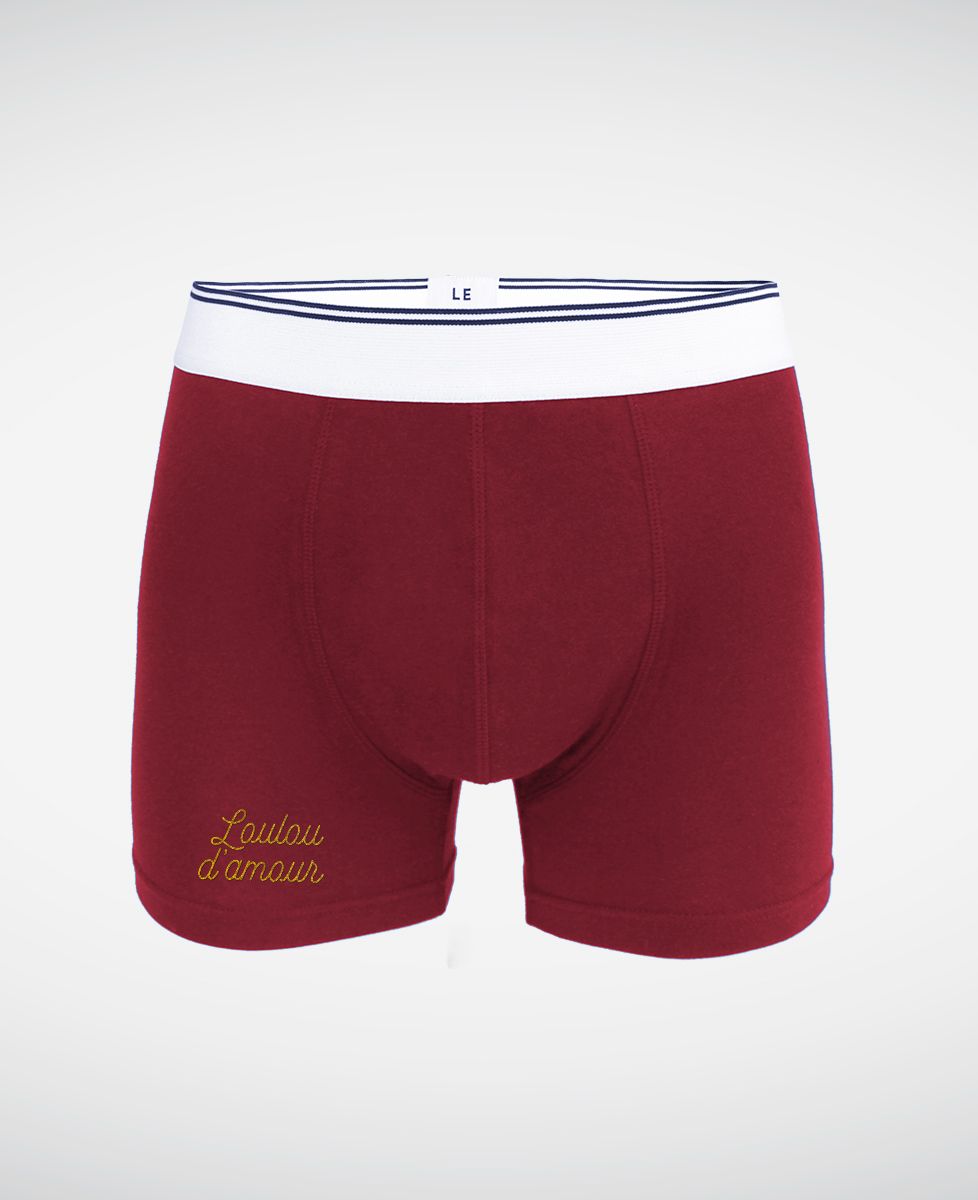 Boxer Loulou d'amour brodé (Boxer)