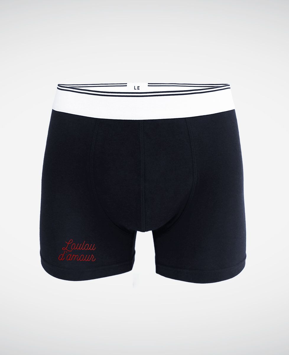 Boxer Loulou d'amour brodé (Boxer)