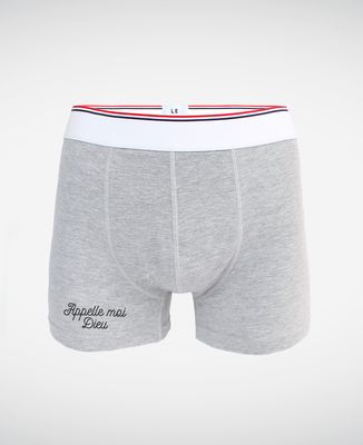 Boxer Appelle-moi Dieu brodé