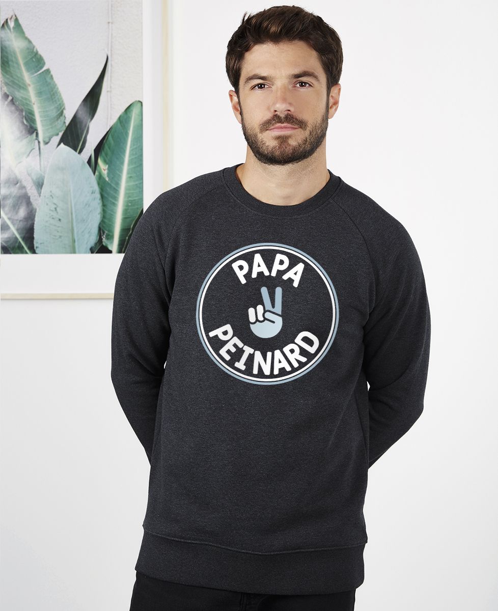 Sweatshirt homme Papa peinard - Cadeaux Papa