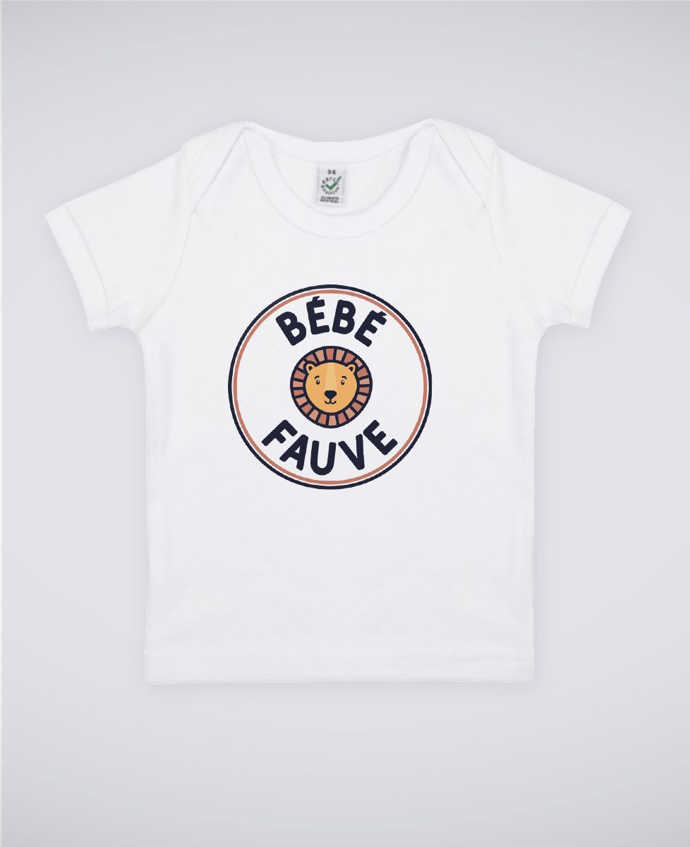 T-shirt bébé Bébé Fauve - Cadeaux Papa