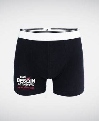 Boxer Pas besoin de cheveux avec un paquet pareil