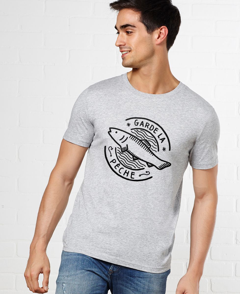 T-shirt homme Garde la pêche - Animaux