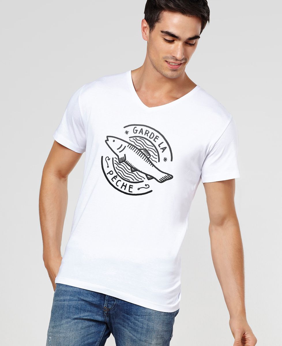 T-Shirt homme Garde la pêche