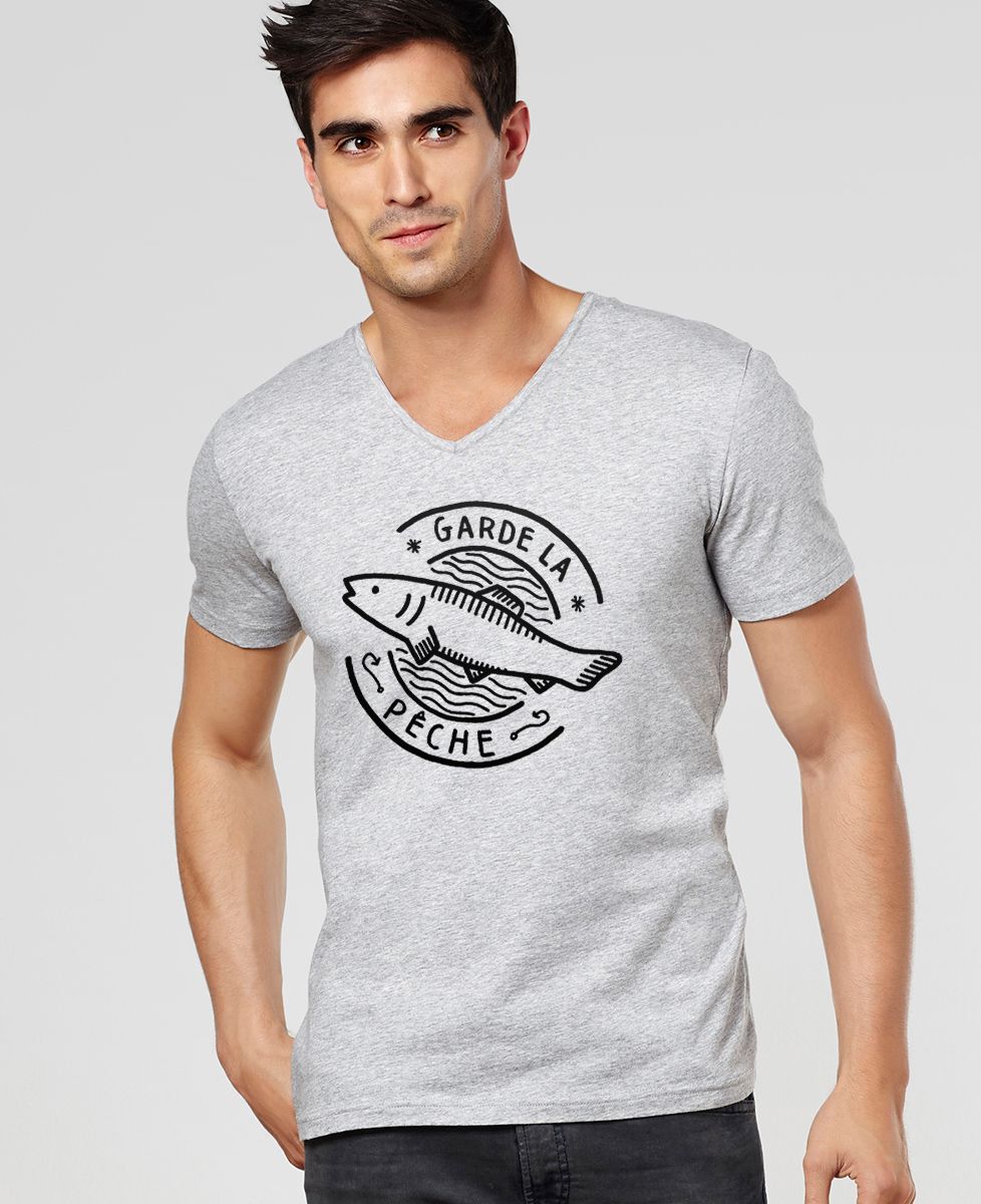 T-Shirt homme Garde la pêche