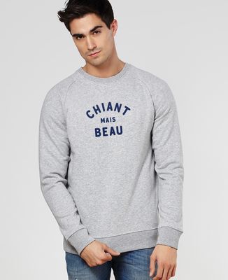 Sweatshirt homme Chiant mais beau
