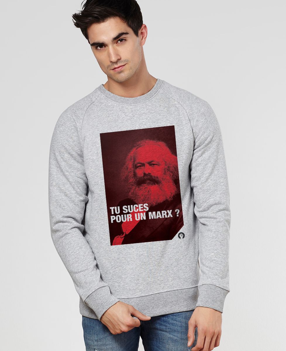Sweatshirt homme Marx