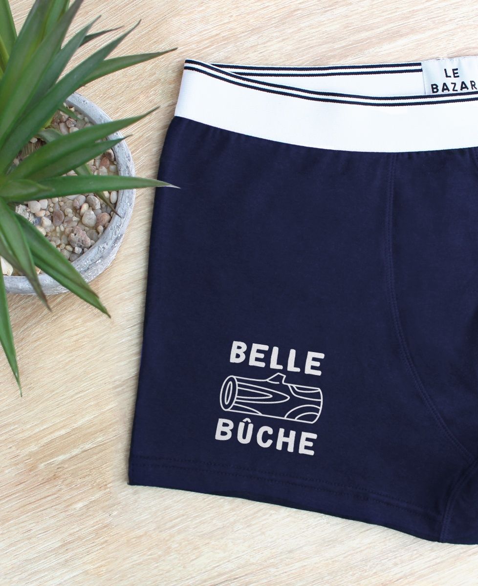 Boxer Belle bûche
