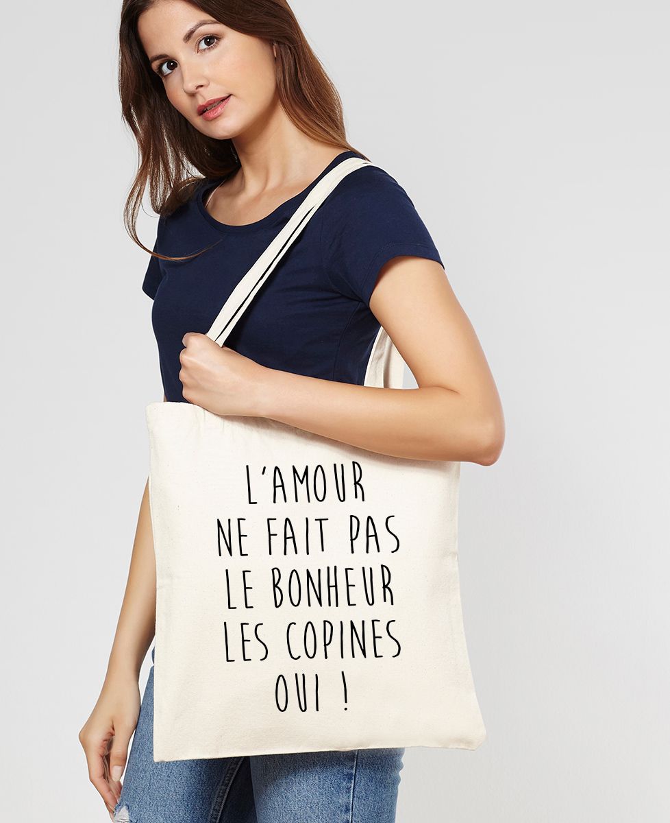 Tote bag L'amour ne fait pas le bonheur